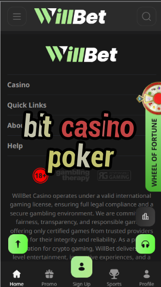 Bit Casino Poker - Crypto Poker Rooms-casinoorder.vip